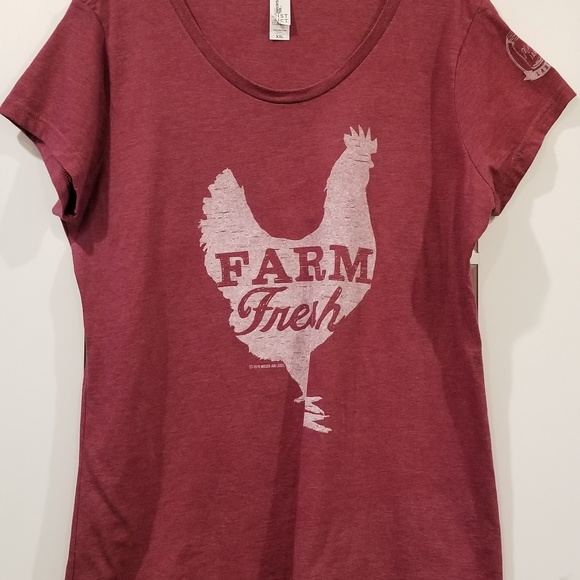 Maroon Farm Fresh Tee XXL - Picture 1 of 4